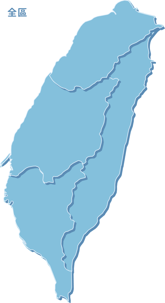 台灣地區認證診所分布地圖